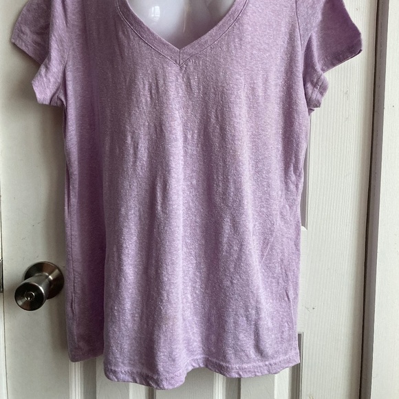 G21 V-NECK T-SHRT SIZE XXL-LILAC COLOUR - Picture 2 of 4